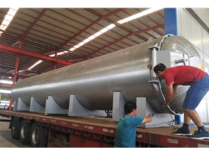 電蒸汽硫化罐發貨