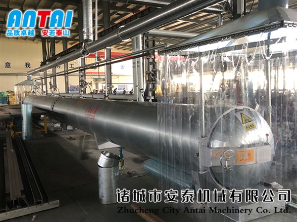 湖北膠輥硫化罐使用現場